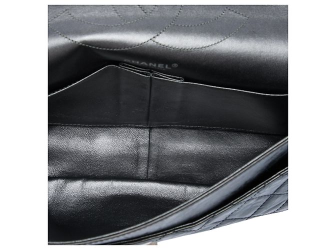 Chanel Black Quilted Aged Calfskin Reissue 2.55 Double Flap 227 - Ansicht 4