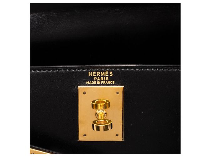 Hermès Black Box Calf Kelly Retourne 28 - Ansicht 5