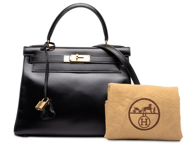 Hermès Black Box Calf Kelly Retourne 28 - Ansicht 7