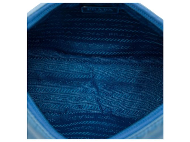 Re-Edition Borsa a tracolla Prada Blue Re Nylon Re Edition 2000 - vista 4