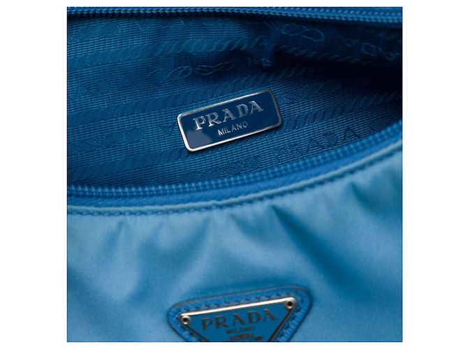 Re-Edition Borsa a tracolla Prada Blue Re Nylon Re Edition 2000 - vista 5