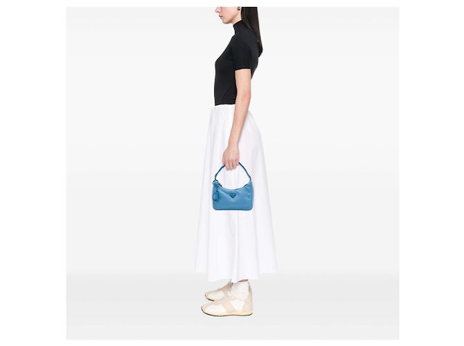 Re-Edition Borsa a tracolla Prada Blue Re Nylon Re Edition 2000 - vista 6