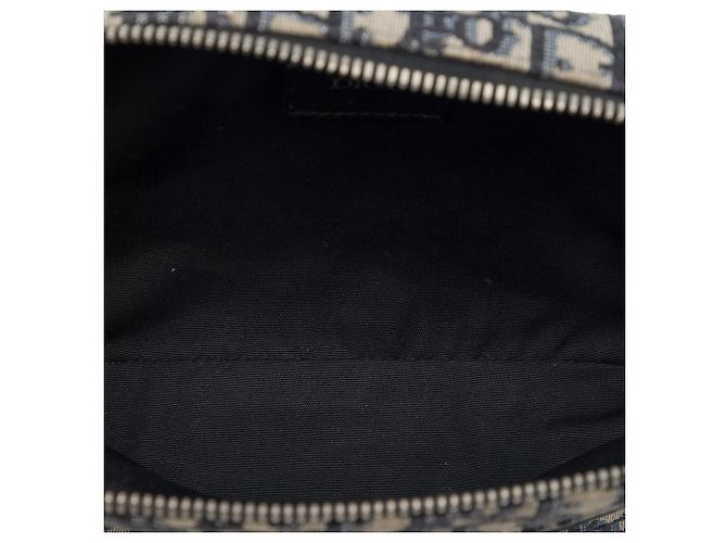 Bolsa Tiracolo Dior Blue Mini Oblique Canvas Safari - vista 4
