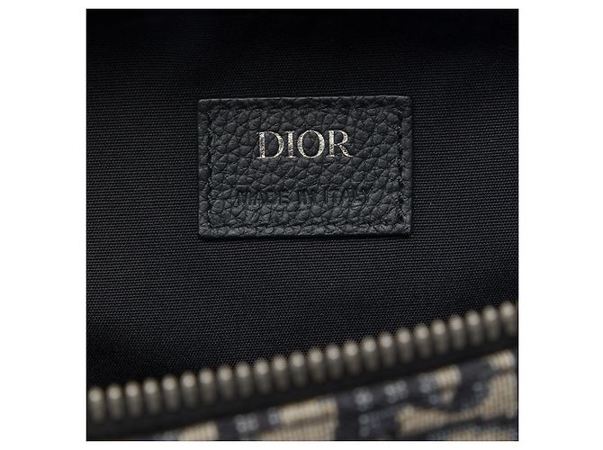 Bolsa Tiracolo Dior Blue Mini Oblique Canvas Safari - vista 5