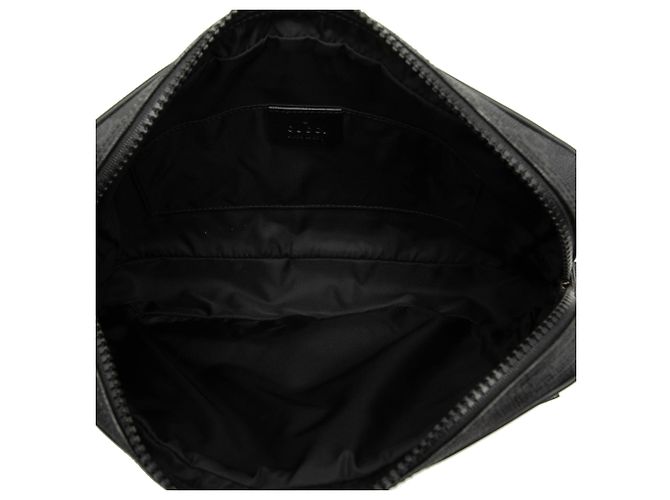 Clutch Gucci Black GG Supreme - vista 4
