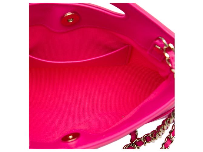 Borsa Chanel Pink Nano Shiny Aged Calfskin 31 Shopping Bag - vista 4