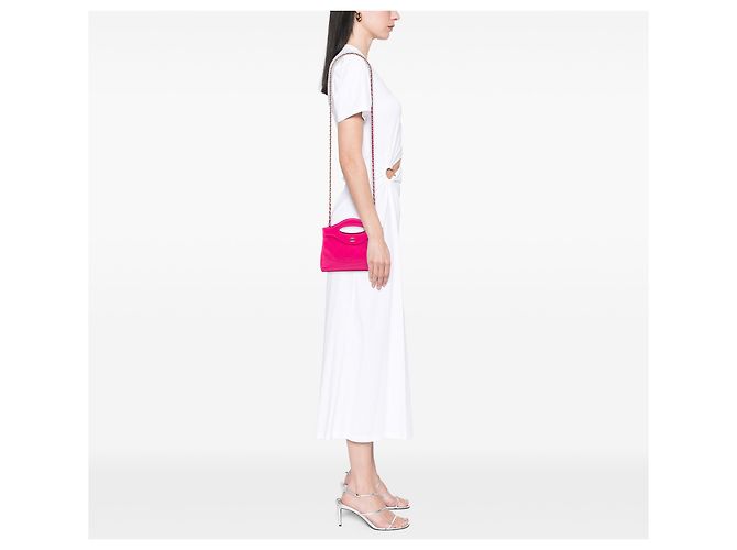 Borsa Chanel Pink Nano Shiny Aged Calfskin 31 Shopping Bag - vista 5