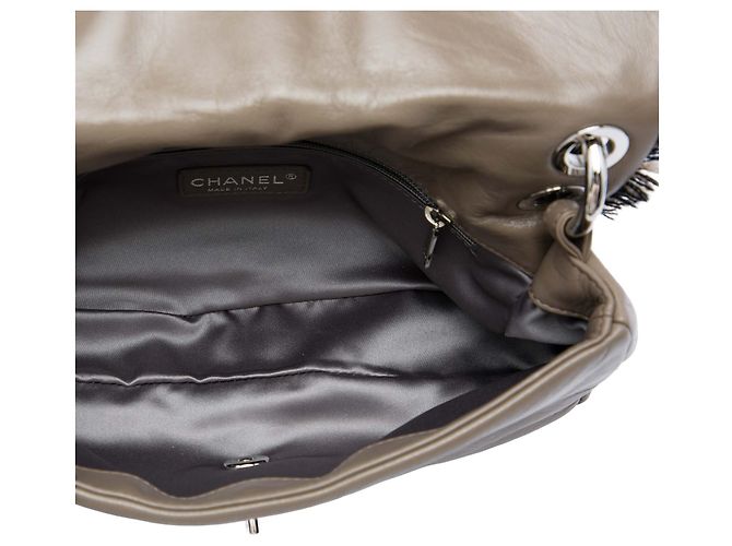 Chanel Brown Lambskin Funny Tweed Flap - Ansicht 3