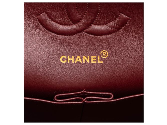 Chanel Black Medium Classic Lambskin Double Flap - vista 5