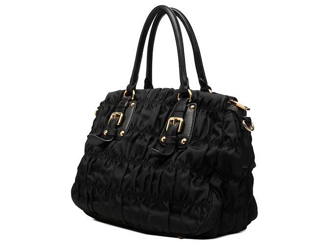 Bolso Prada de Tessuto Gaufre negro - vista 2