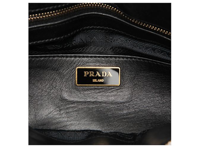 Bolso Prada de Tessuto Gaufre negro - vista 5