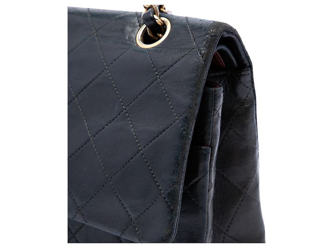 Chanel Black Medium Classic Lambskin Double Flap - view 6