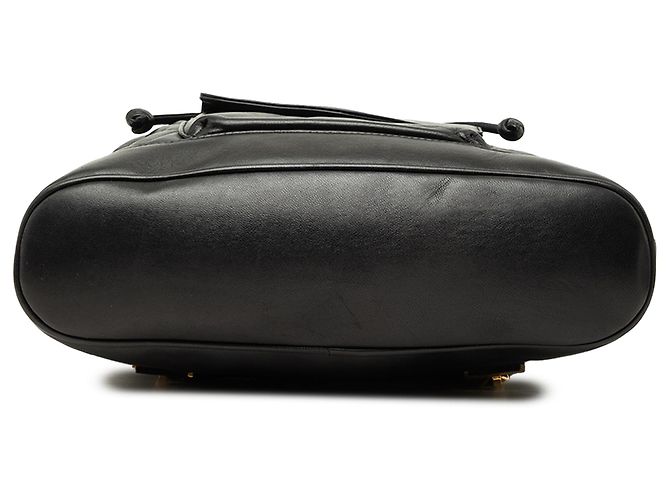 Chanel Large CC gesteppter Lammleder Rucksack schwarz mit Kordelzug - Ansicht 3