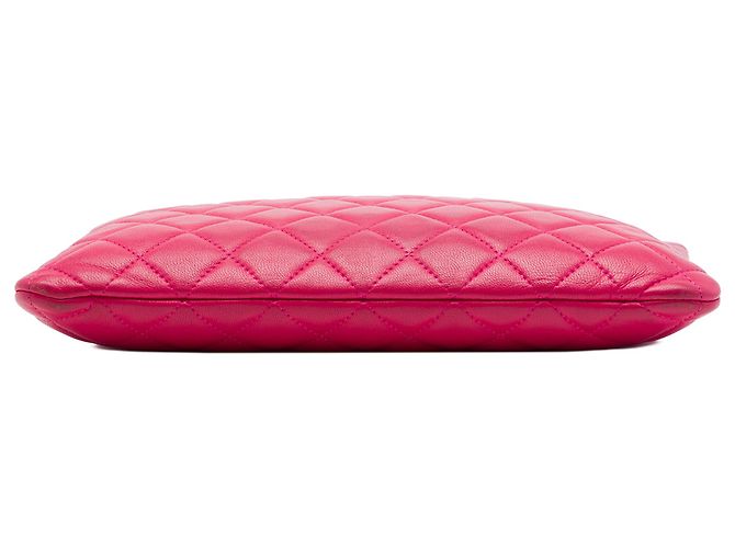 Chanel Pink Medium Quilted Lambskin O Case Clutch - Ansicht 3