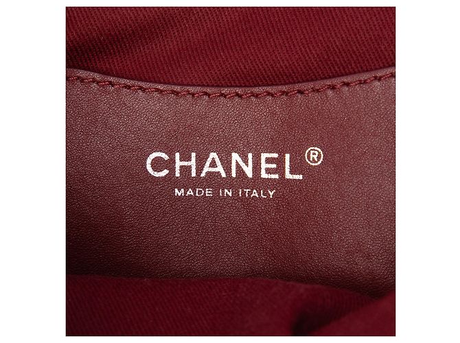 Borsa Bowling Just Mademoiselle Chanel in vernice matelassé nera Large - vista 5