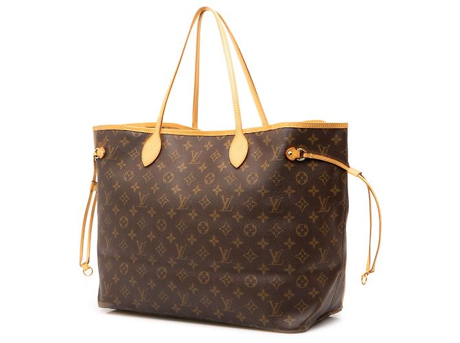 Louis Vuitton Brown Monogram Neverfull GM - vue 2