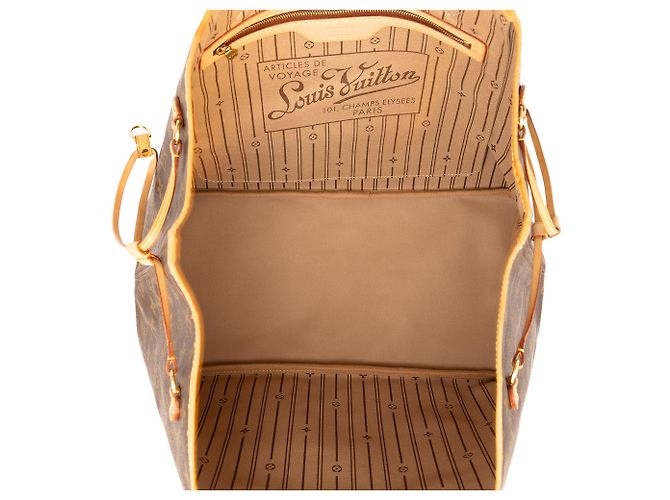 Louis Vuitton Brown Monogram Neverfull GM - vue 4