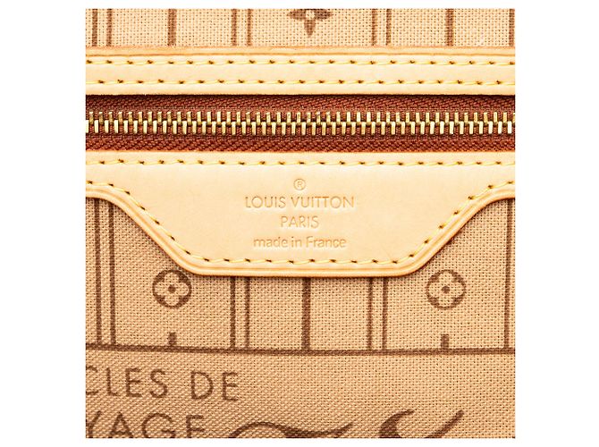 Louis Vuitton Brown Monogram Neverfull GM - vue 5