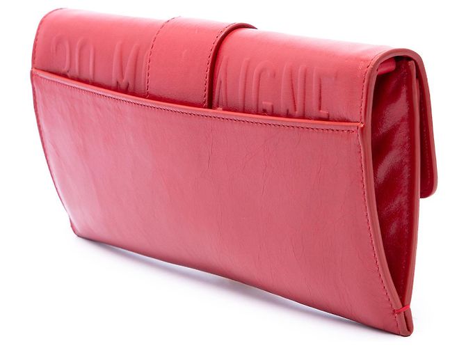 Dior Montaigne 30 Clutch aus rotem Leder mit Kette - Ansicht 2