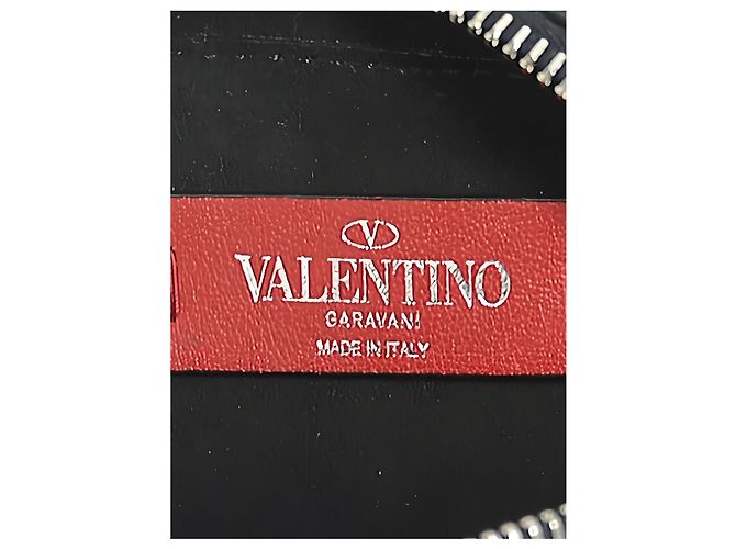 Valentino Borsa a Tracolla VLTN Piccola in Pelle Nera - vista 5