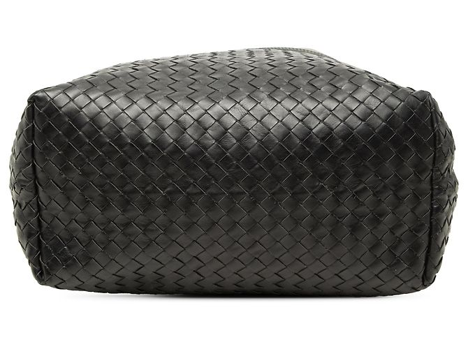 Tote Bottega Veneta in Nappa Intrecciato Bicolore Marrone - vista 3
