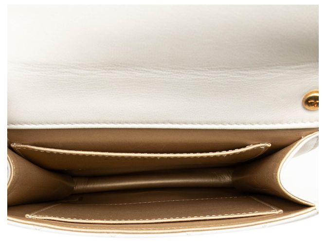 Chanel White Small Lambskin Chic Pearls Flap - Ansicht 4