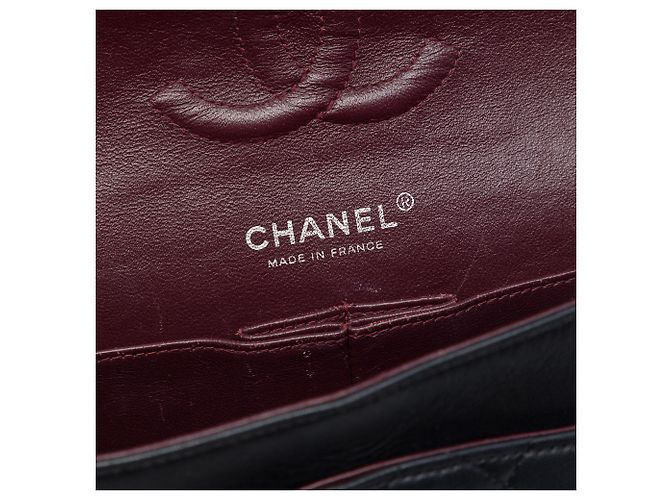 Chanel Black Medium Classic Lambskin Double Flap - vista 5