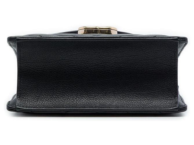 Chanel Black Small Chevron Calfskin Envelope Flap - vista 3