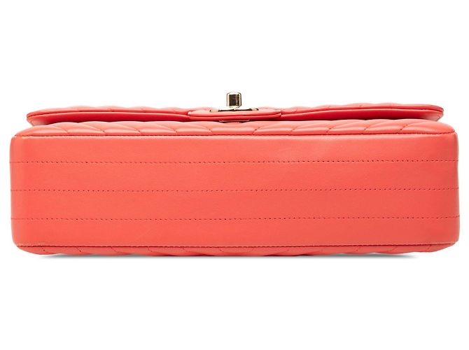 Chanel Pink Medium Classic Chevron Lambskin Double Flap - vue 3