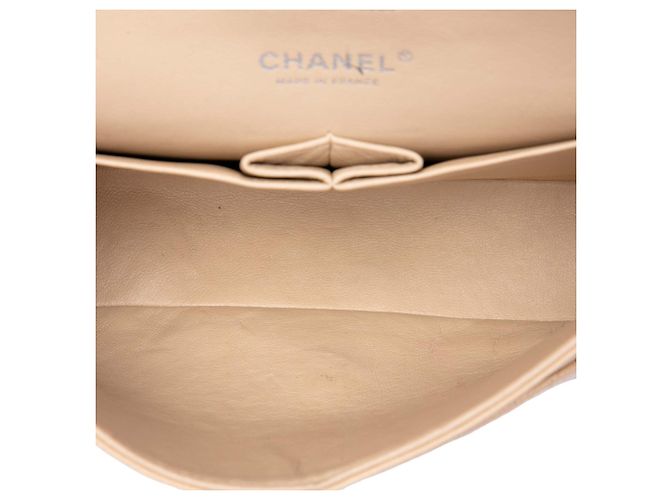 Chanel Beige Medium Classic Caviar Double Flap - vista 4