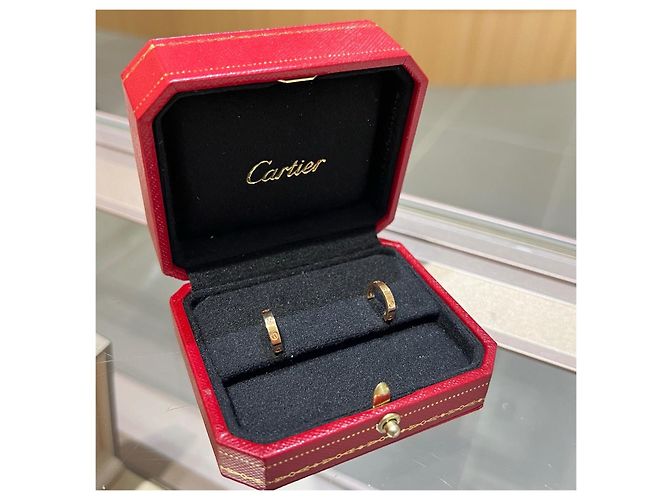 Pendientes Cartier Love de Aro Oro Rosa - vista 2