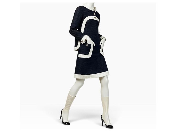 Completo Abito e Giacca Chanel in Tweed Primavera/Estate 2014 - vista 5