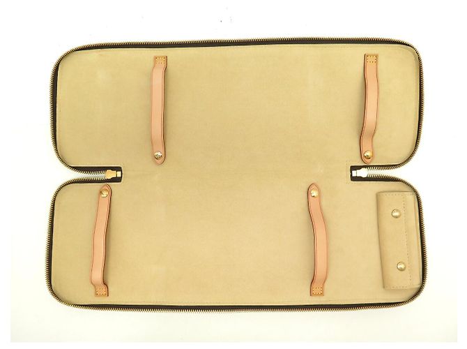 LOUIS VUITTON REISEETUI KRAVATTENHALTER MONOGRAM CANVAS M47535 TIE CASE - Ansicht 7