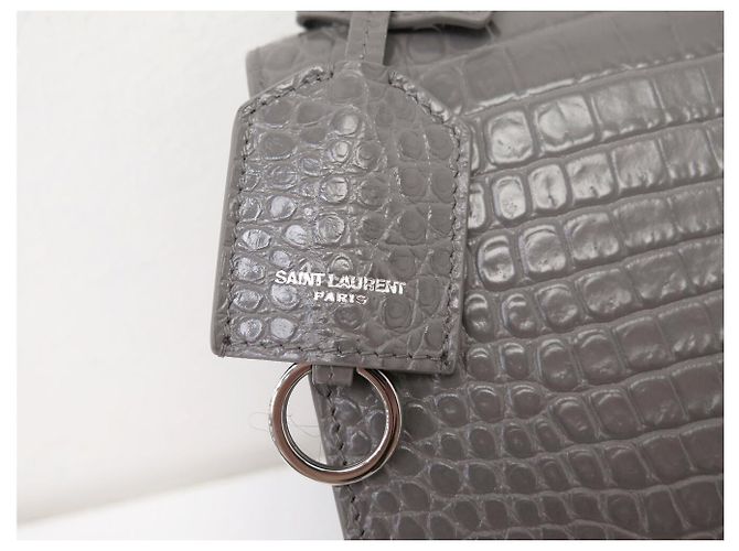 Autre Marque NEUE SAINT LAURENT SUNSET MEDIUM 442906 HANDTASCHE AUS KROKO-LEDER BAG - Ansicht 6