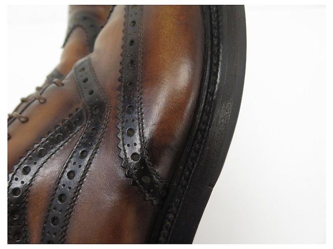 SCARPE BERLUTI JAMES ELLIPSE 8 42 RICHELIEU PELLE + CALZATURE - vista 10
