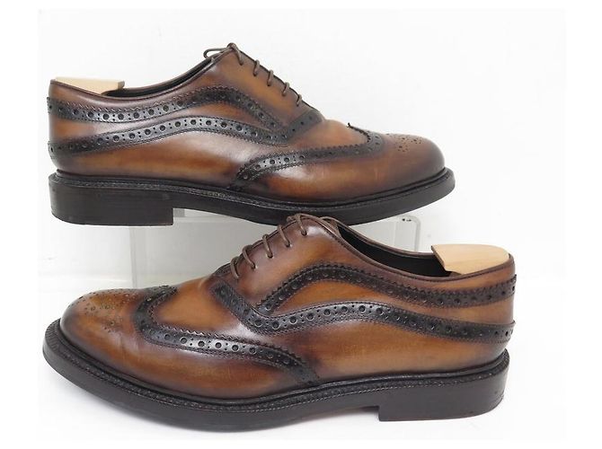 SCARPE BERLUTI JAMES ELLIPSE 8 42 RICHELIEU PELLE + CALZATURE - vista 3