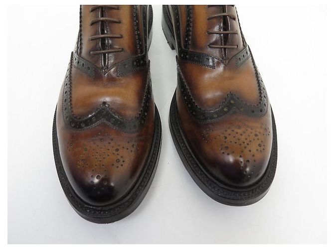 SCARPE BERLUTI JAMES ELLIPSE 8 42 RICHELIEU PELLE + CALZATURE - vista 4