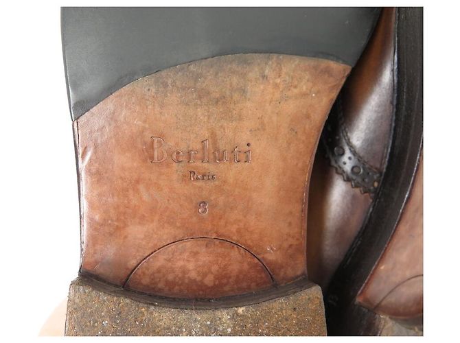 SCARPE BERLUTI JAMES ELLIPSE 8 42 RICHELIEU PELLE + CALZATURE - vista 7