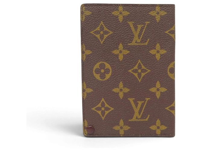 VINTAGE LOUIS VUITTON DOCUMENT HOLDER COVER 1970 MONOGRAM CANVAS - view 2