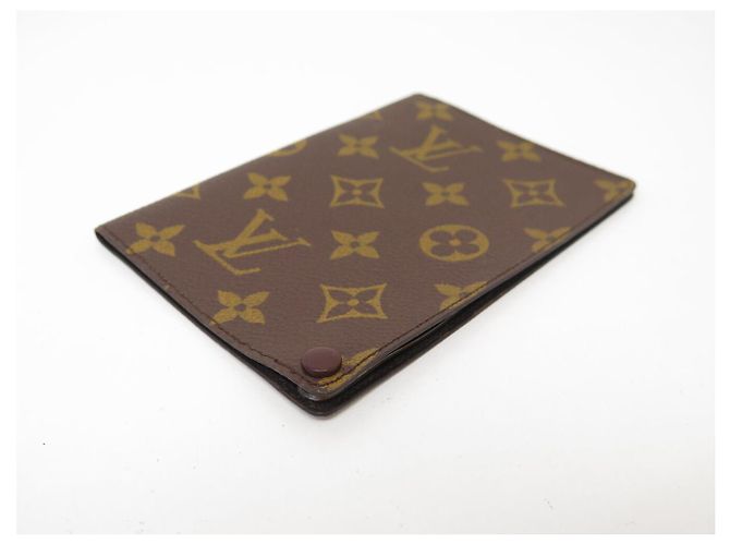 VINTAGE LOUIS VUITTON DOCUMENT HOLDER COVER 1970 MONOGRAM CANVAS - view 3