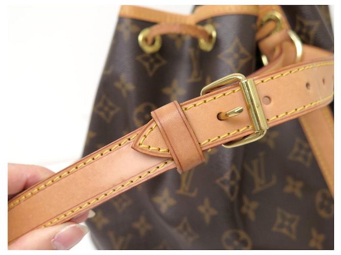 LOUIS VUITTON NOE PM M40818 MONOGRAM CANVAS SCHULTERHANDTASCHE - Ansicht 18