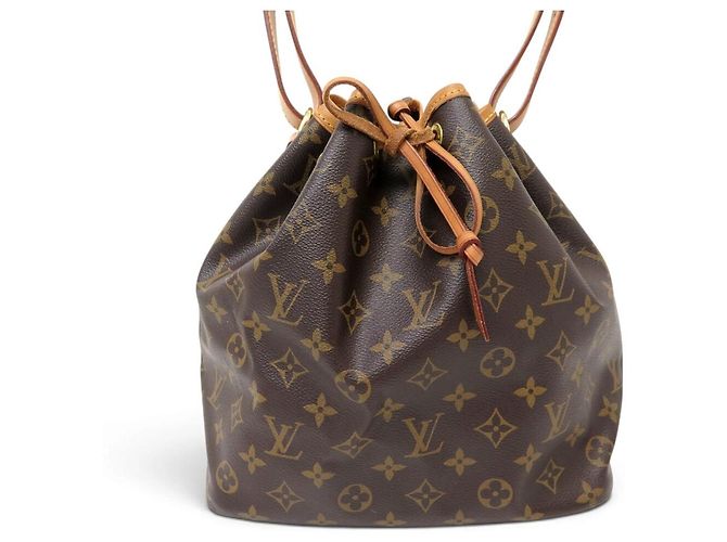 LOUIS VUITTON NOE PM M40818 MONOGRAM CANVAS SCHULTERHANDTASCHE - Ansicht 2