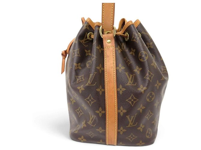 LOUIS VUITTON NOE PM M40818 MONOGRAM CANVAS SCHULTERHANDTASCHE - Ansicht 3