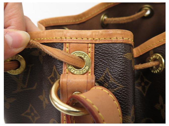 LOUIS VUITTON NOE PM M40818 MONOGRAM CANVAS SCHULTERHANDTASCHE - Ansicht 8