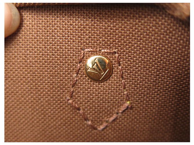 CABAS A MANO LOUIS VUITTON PETIT SAC PLAT MONOGRAM M81295 BANDOULIERE BAG - vista 10