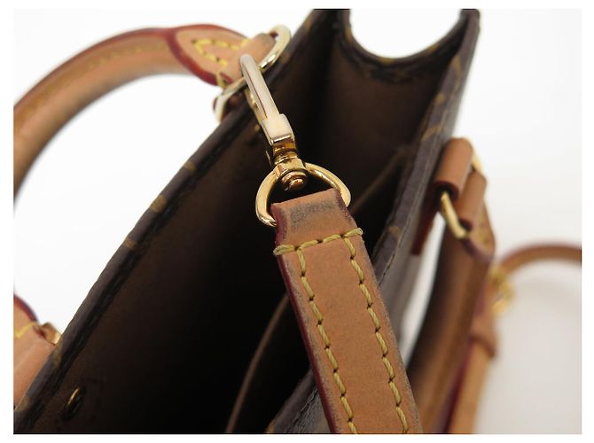CABAS A MANO LOUIS VUITTON PETIT SAC PLAT MONOGRAM M81295 BANDOULIERE BAG - vista 11