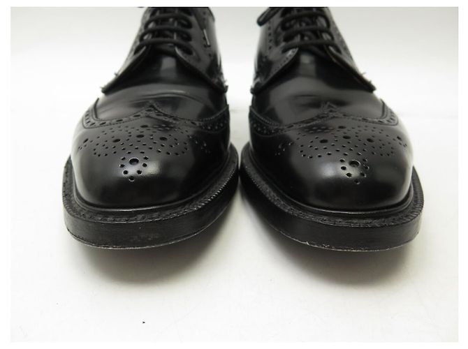 SCARPE CHURCH'S GRAFTON DERBY 7G 41 TRIPLES SEMELLES PELLE NERA - vista 4