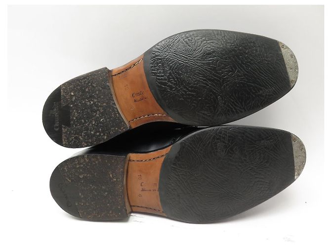 SCARPE CHURCH'S GRAFTON DERBY 7G 41 TRIPLES SEMELLES PELLE NERA - vista 6