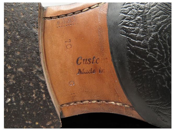 SCARPE CHURCH'S GRAFTON DERBY 7G 41 TRIPLES SEMELLES PELLE NERA - vista 7