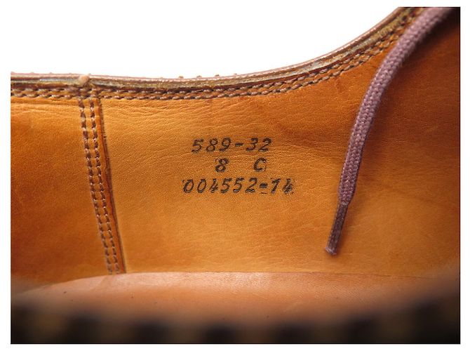 SCARPE JM WESTON DERBY TRIPLES SEMELLES 589 8C 41.5 42 IN PELLE MARRONE - vista 10